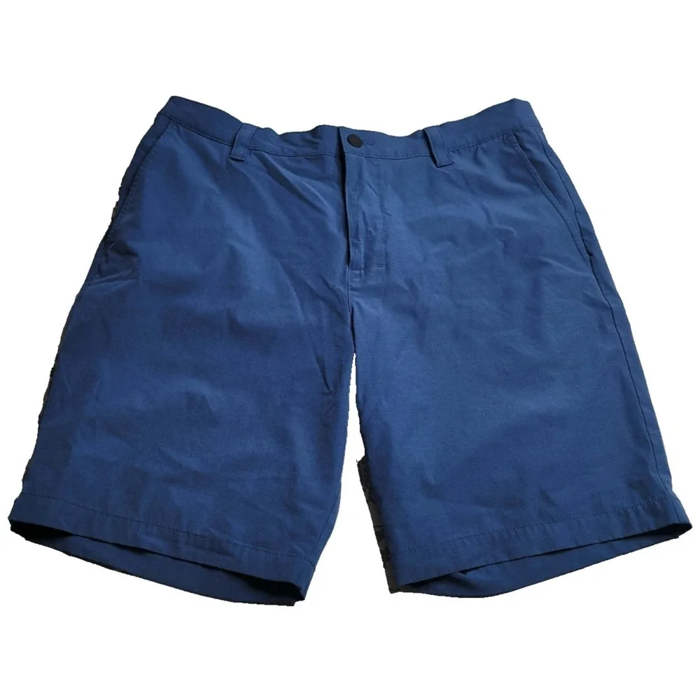 Banana Republic Blue Shorts Men's 36 Summer Spring Elastic Waist
